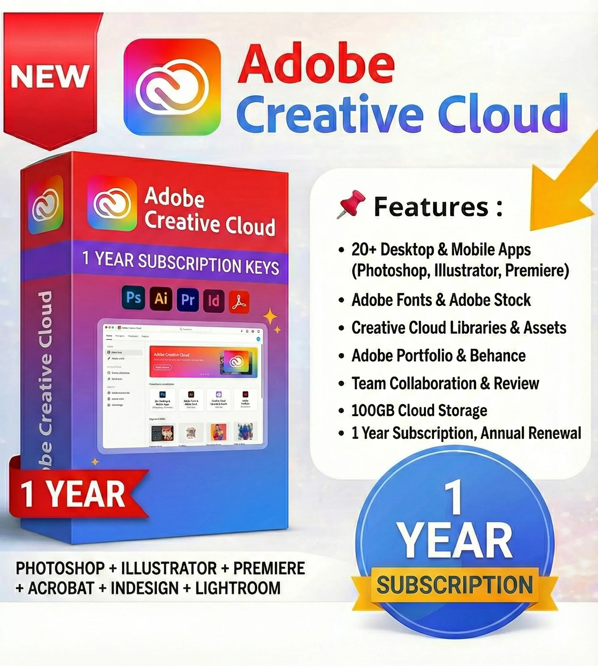 Adobe Creative Cloud Subscription