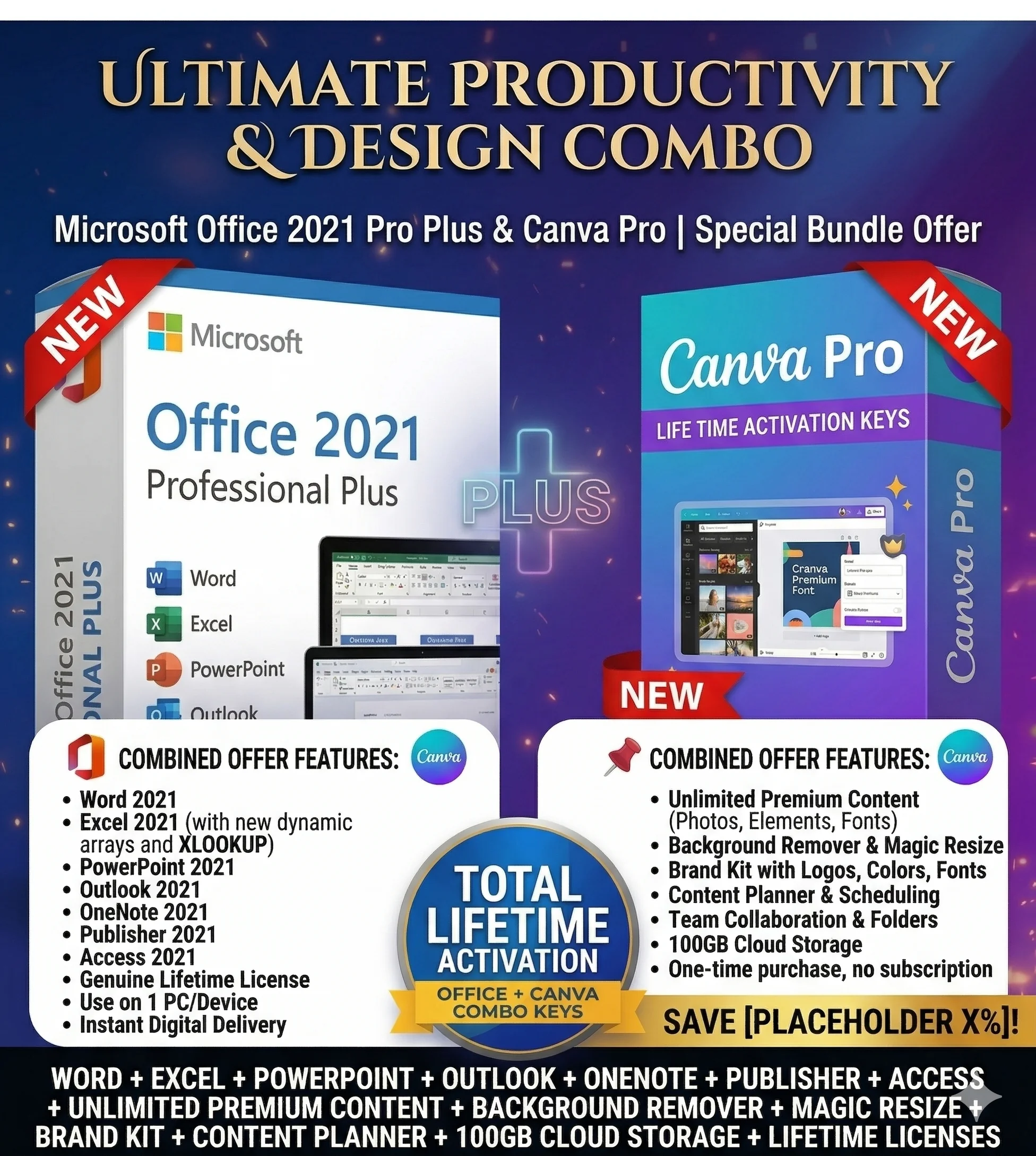 Office + Canva Pro Combo